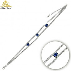  Gümüş Zirkon Taşlı Bilezik / Bileklik